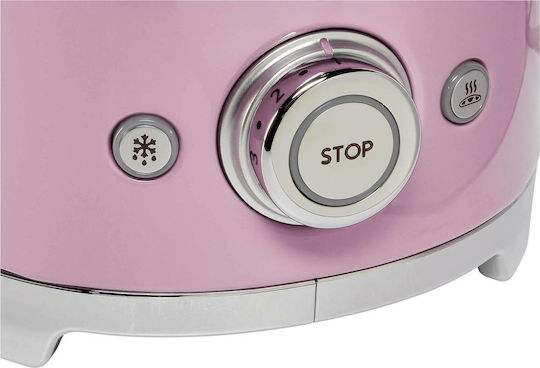 Smeg Toaster 2 Slots 950W Pink