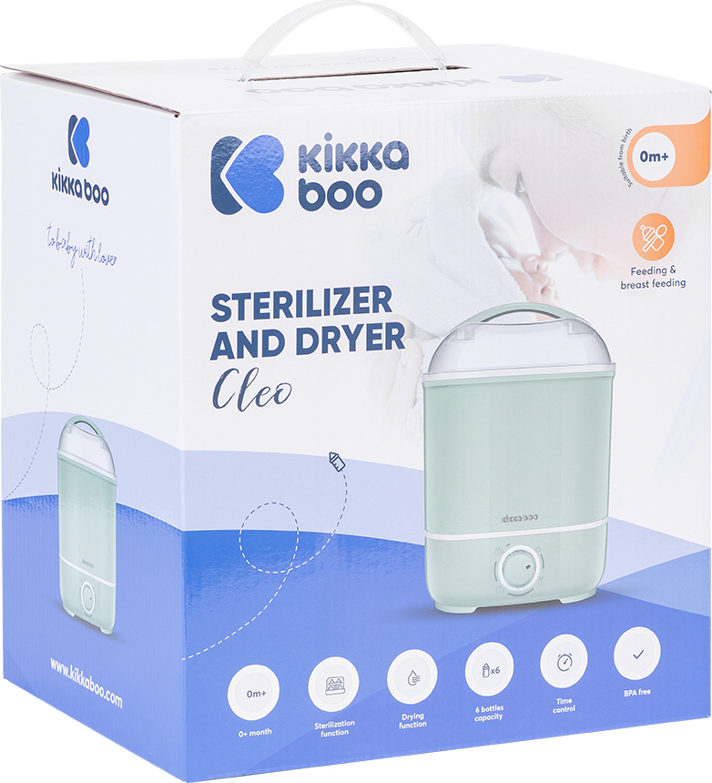 Kikkaboo Sterilizer and Dryer Cleo sterilizzatore con funzione di  asciugatura