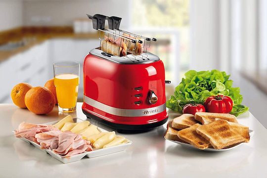 Ariete Moderna Φρυγανιέρα 2 Θέσεων 815W Κόκκινη