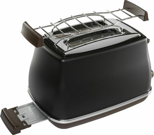 De'Longhi Icona Vintage Тостер Двуместна 900W Черен