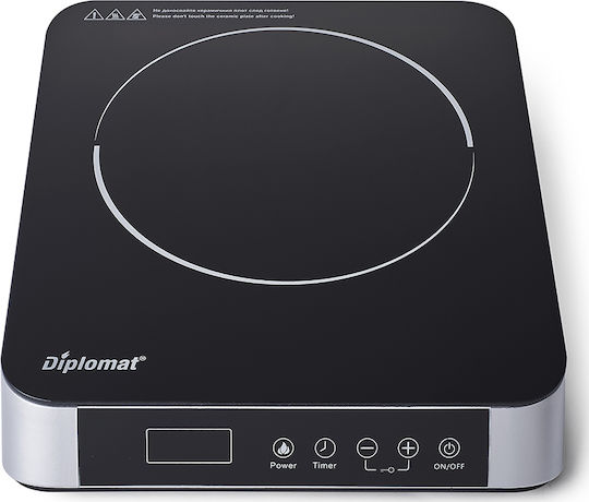 Diplomat DGC A1811 Countertop Burner Keramik Single Inox