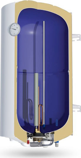 Nobel Ηλεκτρομπόιλερ 60lt Glass Κάθετο 4kW