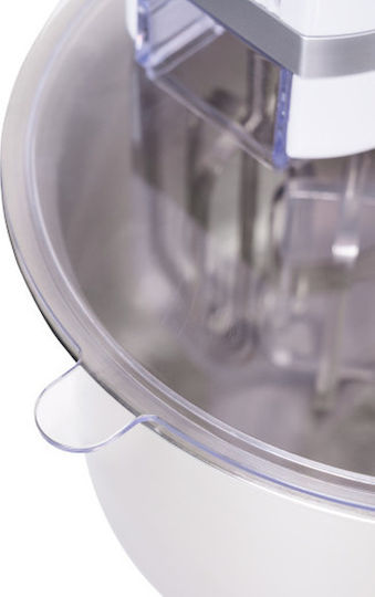 Juro-Pro Easy Mix Plus Μίξερ με Inox Κάδο 3.5lt Λευκό 400W