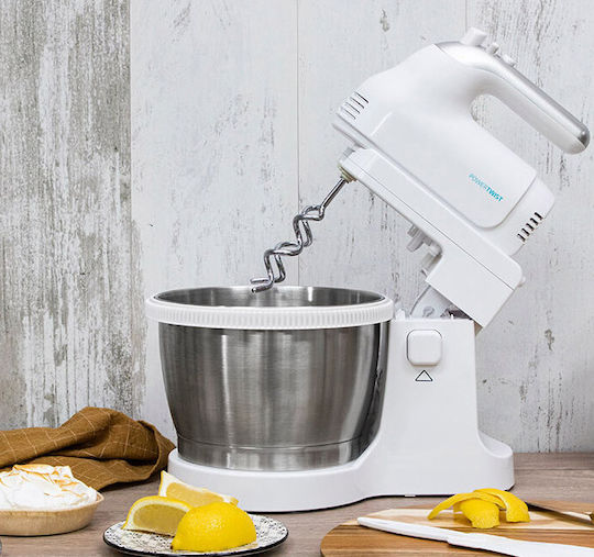 Cecotec PowerTwist 500 Steel Mixer with Inox Container 3.5lt 500W White