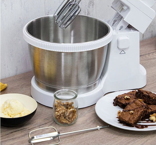 Cecotec PowerTwist 500 Steel Mixer with Inox Container 3.5lt 500W White