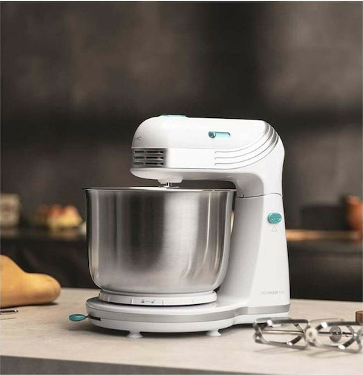 Cecotec Cecomixer Easy Μίξερ με Inox Κάδο 3lt Λευκό 250W
