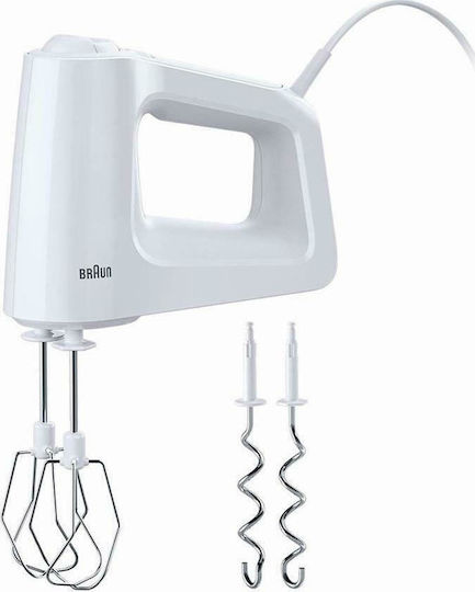 Braun HM 3100 WH HM3100WH Миксер Ръчен 500W Бял