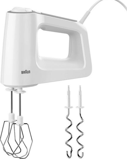 Braun HM 3100 WH HM3100WH Миксер Ръчен 500W Бял