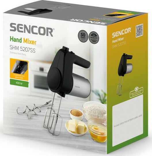 Sencor Миксер Ръчен 400W Черен