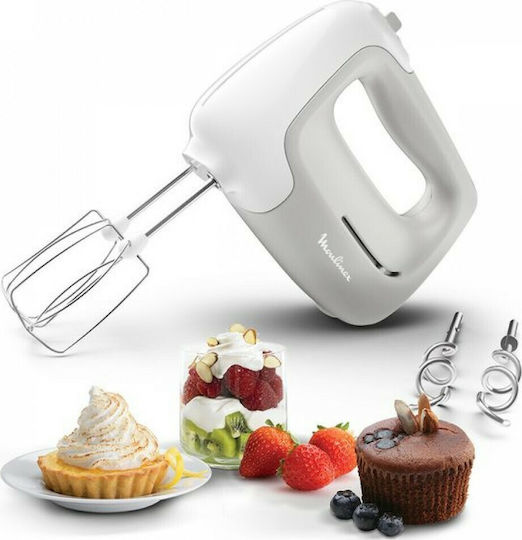 Moulinex Μίξερ Χειρός 450W Γκρι
