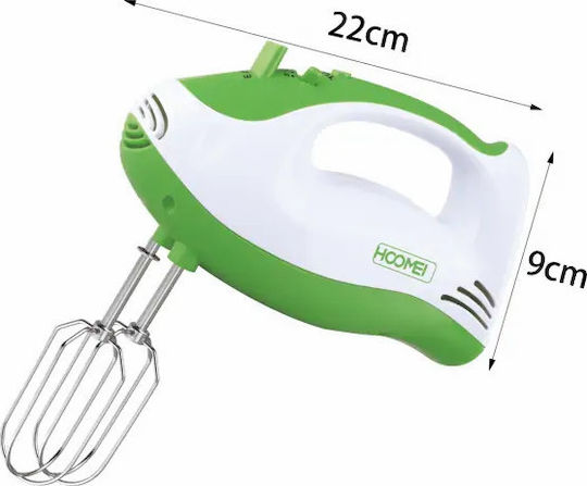 Hoomei Миксер Ръчен 150W Зелен