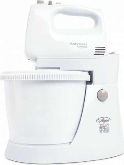 Rohnson Миксер Ръчен 600W Бял
