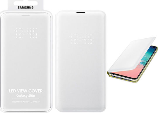 Samsung Led View Cover Книга Пластмаса Бял (Galaxy S10e)