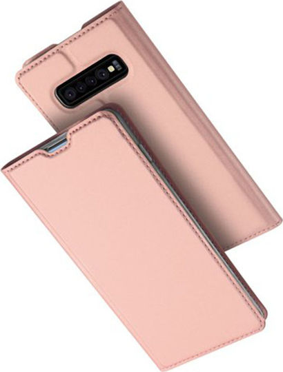 Dux Ducis Skin Pro Book Δερματίνης Ροζ Χρυσό (Galaxy S10+)