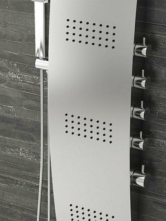 Karag Leonora Hydro-Massage-Säule 150cm Silber