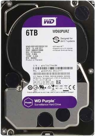 Western Digital Purple 6TB HDD Hard Disk 3.5