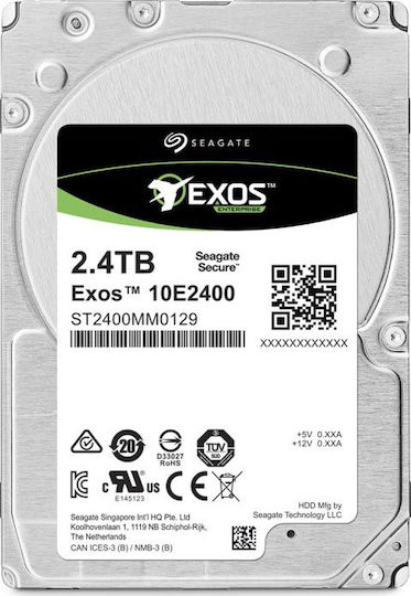 Seagate Enterprise Performance 10k 2.4TB HDD Σκληρός Δίσκος 3.5" SAS 3.0 10000rpm με 256MB Cache για NAS / Server ST2400MM0129