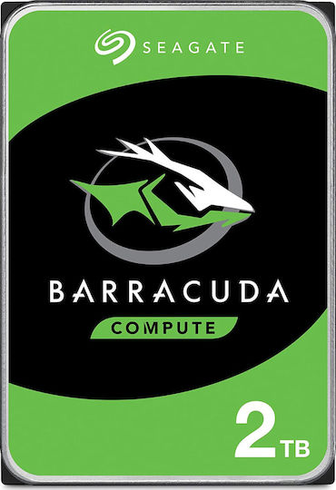 Seagate Barracuda 2TB HDD Σκληρός Δίσκος 3.5" SATA III 7200rpm με 256MB Cache για Desktop ST2000DM008