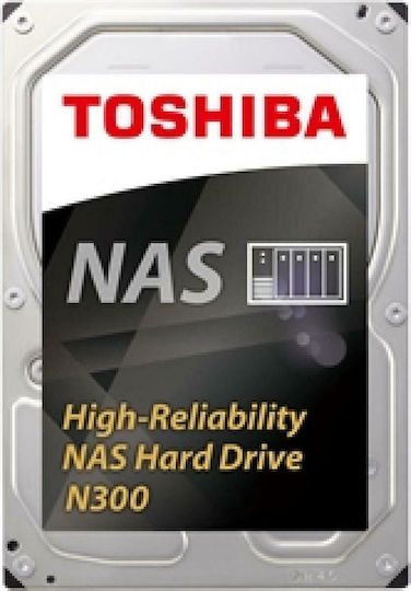 Toshiba N300 10TB HDD Hard Drive 3.5" SATA III 7200rpm with 256MB Cache for NAS HDWG11AUZSVA