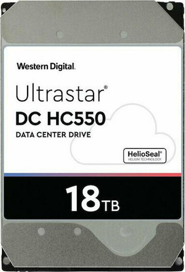 Western Digital Ultrastar DC HC550 18TB HDD Hard Drive 3.5" SATA III 7200rpm with 512MB Cache for NAS / Server 0F38459