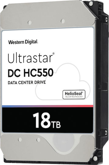 Western Digital Ultrastar DC HC550 18TB HDD Hard Drive 3.5" SATA III 7200rpm with 512MB Cache for NAS / Server 0F38459