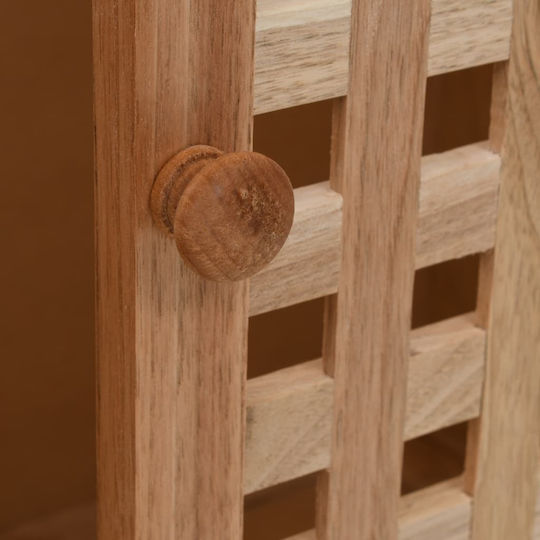 vidaXL Bathroom Cabinet L66xW29xH61cm Natural