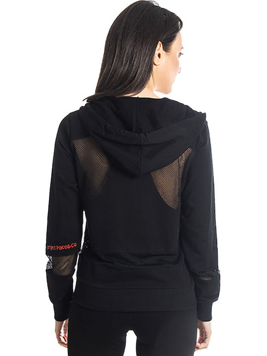 Paco & Co Women's Hooded Cardigan Black