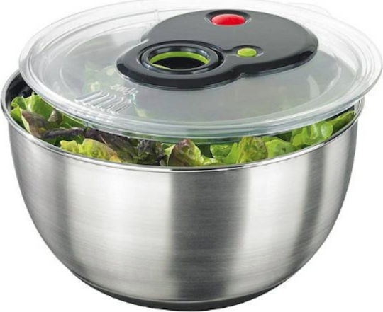 Emsa Salad Spinner Stainless Steel Colander Vegetables 27.8x26.5cm 1pcs