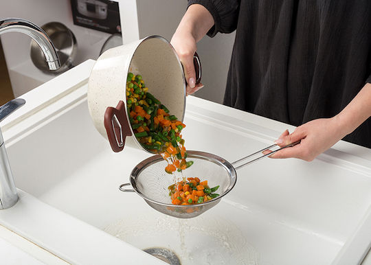 Nava Stainless Steel Colander Tea 41x20cm 1pcs