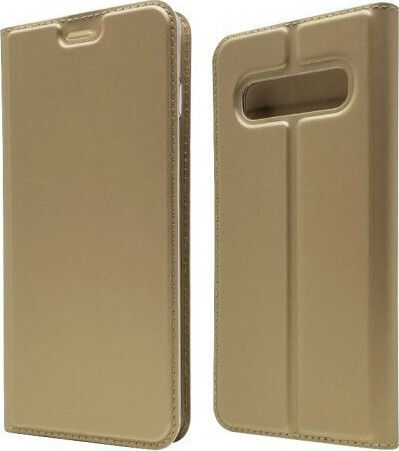 Dux Ducis Skin Pro Book Δερματίνης Χρυσό (Galaxy S10)