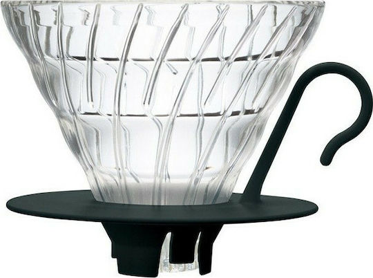 Hario V60 02 Coffee Dripper Glass Transparent 128x115x95mm