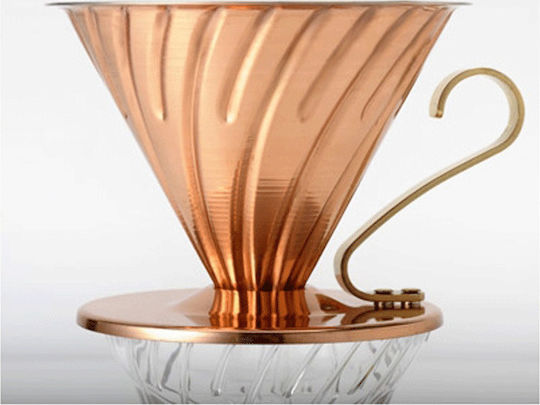 Hario V60 02 Picurător de cafea Cupru Cupru 135x120x92mm