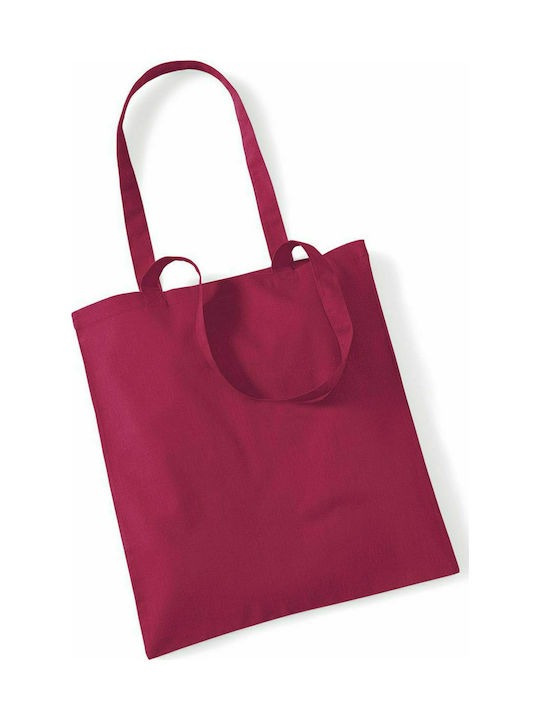 Westford Mill W101 Cotton Shopping Bag Cranberry