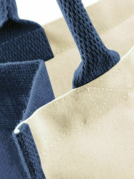 Westford Mill Βαμβακερή Τσάντα για Ψώνια Natural/Navy