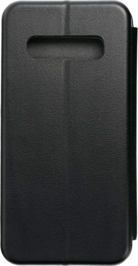 Forever Buchen Sie Synthetisches Leder Schwarz (Galaxy S10)