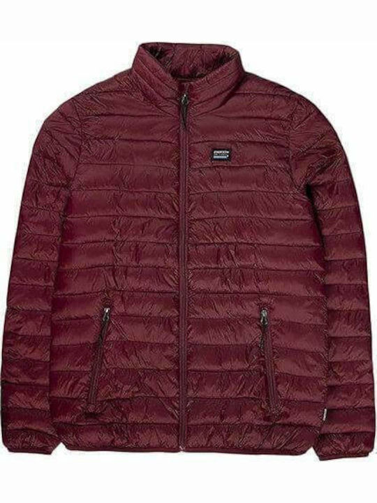 Зимно Мъжко Puffer Якето Бордо