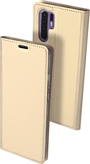 Dux Ducis Skin Pro Book Δερματίνης Χρυσό (Huawei P30 Pro)