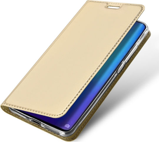 Dux Ducis Skin Pro Book Δερματίνης Χρυσό (Huawei P30 Pro)