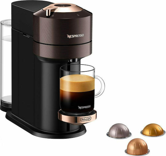 De'Longhi Next Καφετιέρα για Κάψουλες Vertuo Brown Rose Gold