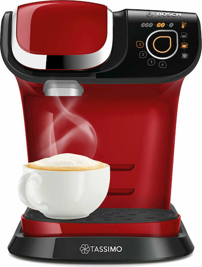 Bosch My Way 2 Pod Coffee Machine Tassimo Pressure 3.3bar Red