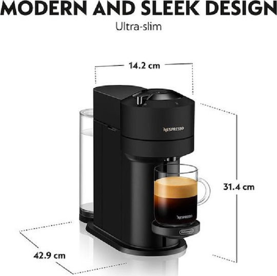 De'Longhi Next Pod Coffee Machine Vertuo Matte Black