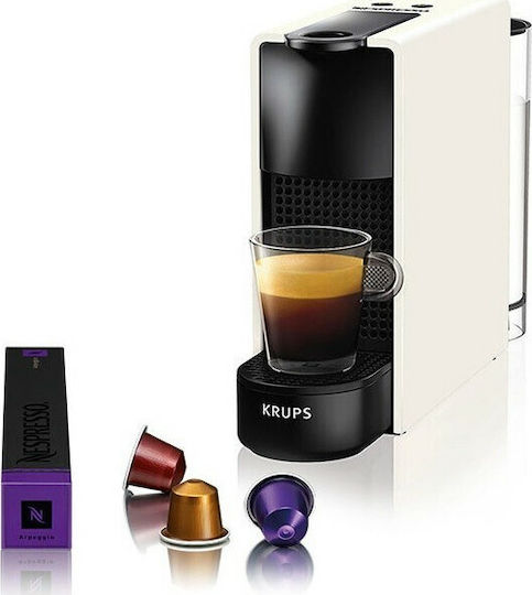 Krups Essenza Mini Pod Coffee Machine Nespresso Pressure 19bar White
