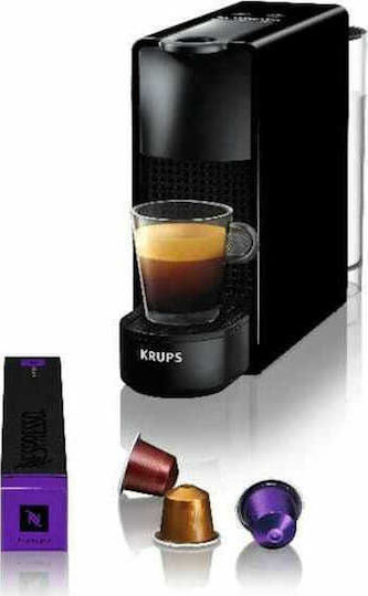 Krups Essenza Mini Pod Coffee Machine Nespresso Pressure 19bar Black