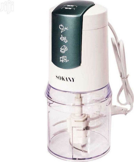Sokany SM-400 Πολυκόπτης Multi 400W με Δοχείο 500ml Λευκός