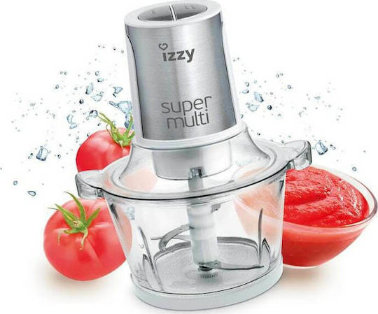 Izzy Super Multi 650 Πολυκόπτης Multi 650W με Δοχείο 1.5lt Inox