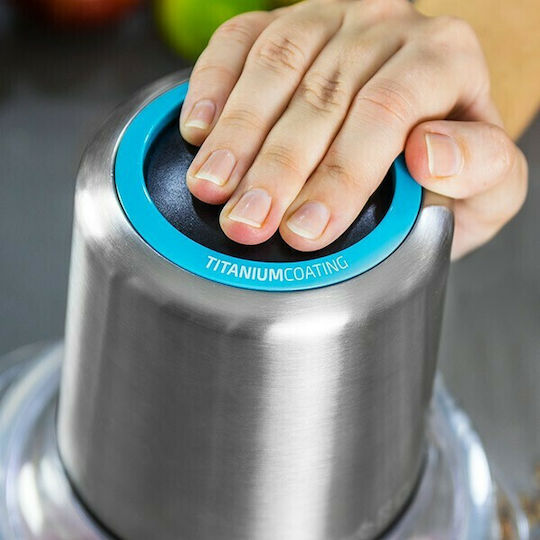 Cecotec Titanglass 1000 Πολυκόπτης Multi 400W με Δοχείο 1lt Inox