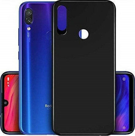Hurtel Back Cover Σιλικόνης 1.2mm Μαύρο (Redmi Note 7 / 7 Pro)