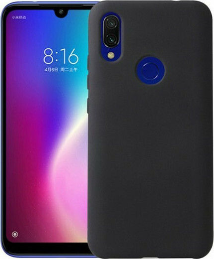 Hurtel Back Cover Σιλικόνης 1.2mm Μαύρο (Redmi Note 7 / 7 Pro)