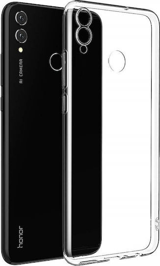 Back Cover Σιλικόνης Διάφανο (Huawei Y7 2019)