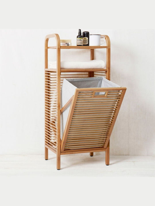 Dimitracas Rite Rainbow 05068.001 Καλάθι Απλύτων Bamboo 40x30x95cm Καφέ
